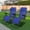 Blue, variant on Geniqua 2X Zero Gravity Chairs Folding Recliner Yard Outdoor Beach Patio Lounge [Black]