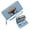 Blue, variant on Lightweight Women's Clutch Wallet Wallet with RFID Blocking for Women dynamic atmosphere pixel art style American football Stylish Accessory Smooth Texture Travel Accessory