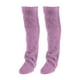 thumbnail image 4 of Calcetines hasta el muslo, calentadores de piernas de felpa, calcetines largos para botas, medias tipo pantuflas, calcetines por encima de la , púrpura Fernando Calentadores de piernas de felpa, 4 of 8