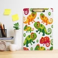 thumbnail image 4 of Chameleon Dinosaur Acrylic Clipboards A4 Standard Letter Size Clipboard 12.5" X 9" Clip Board for Students Teacher Office, 4 of 7