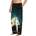 thumbnail image 2 of Disketp Happy Halloween 8 Men'S Pajama Pants - Ultra Soft Fleece Sleep And Lounge Pants (Size: S-Xxl), 2 of 9