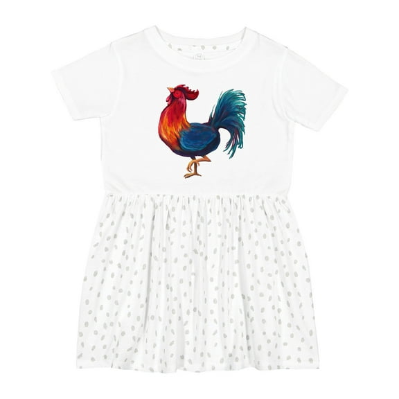 Inktastic Year of the Rooster Girls Toddler Dress