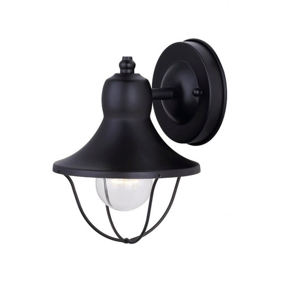 IOL143TBK-C Canarm Inc 1 Light Outdoor Wall Mount (Pack of 2)-8.13 Inches Tall and 6.5 Inches Wide