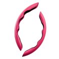 thumbnail image 1 of Embellecedor de marco para volante de coche, pegatina de decoración para camión y automóvil, Kit Interior antideslizante Universal, rojo de Automoción decorativa y accesorios Fibra de Carbono Rosa, 1 of 6