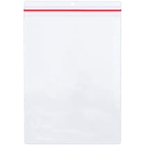 Partners Brand Industrial Zippered Job Ticket Holders 9" x 12" Clear 15/Case (JTH161)