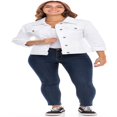 thumbnail image 3 of SKYLINEWEARS Women Denim Jacket Button UP Long Sleeve Ladies Stretch Trucker Jean Jackets, 3 of 5