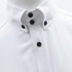 thumbnail image 4 of pstuiky camisetas de manga larga para hombre, Camisa de negocios de color sólido de manga larga para hombre, camisa informal de moda para hombre, ropa de abrigo, camisa de solapa de manga larga. m, 4 of 5