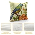 thumbnail image 4 of HENGT  Throw Pillow Cover Spring Vintage Bird and Flower Pattern Decorative Throw Pillow Case Cushion Covers, Multicolor, 4 of 5