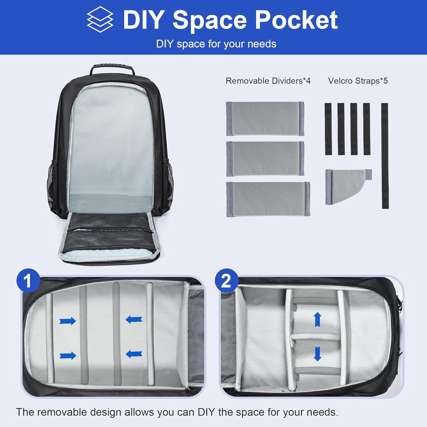 Backpack for PS5 & PSVR2, 2-IN-1 Large Travel Bag for Playstation