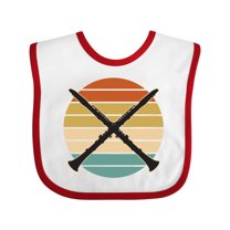 Inktastic Clarinet Music Retro Marching Band Boys or Girls Baby Bib