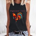 thumbnail image 2 of Moda Casual mujer sin mangas impreso damas cuello redondo Tank Tops chaleco camiseta Fridja  gh4658, 2 of 9
