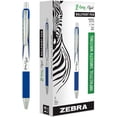 thumbnail image 1 of Zebra Pen Z-Grip Flight Retractable Ballpoint Pen, Bold Point, 1.2mm, Blue Ink, 12-Count, 1 of 5