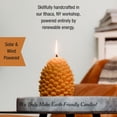 thumbnail image 3 of SUNBEAM CANDLES Candle Beeswax Pine Cone Large, 1 EA, 3 of 4