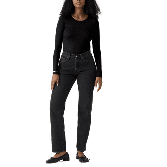 Levi's Women's 501 Curve High-Rise Straight-Leg Jeans - Memories of You