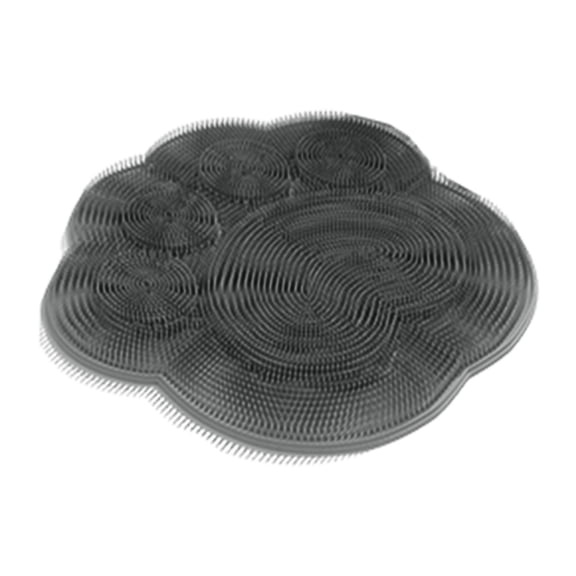 Non Bath Mat for Shower and Tub with Suction Cups and Drain Holes Rubber Backing Water Absorption Easy Clean Elderly Safe Design for Bathroom