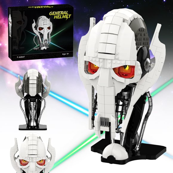 Bloques de Construccion Casco General aphpaio GF A0647 Coleccion Space Wars 710 Piezas con Soporte