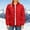 #177-Red, variant on Roncen Women's Solid Color Puffer Coat - Stand Collar Long Sleeve Winter Jacket with Dual Front Pockets and Full Zip Closure - Stylish Casual Warm Outerwear for Cold Weather