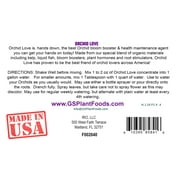 Orchid Love Organic Orchid Fertilizer Food Bloom Booster 1 Quart (32oz) Liquid Concentrate - Best Natural Fertiliser