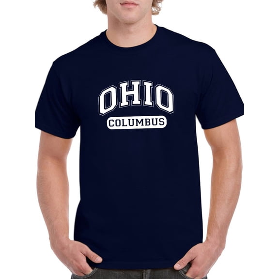 Ohio Columbus Men T-Shirt, Male Large