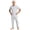 Grey, variant on Adult Men Adaptive Clothes Anti-Strip Jumpsuit with Back-Zipper for Dementia Elderly and Special Needs Black XS