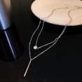 thumbnail image 4 of Nuevo collar ins estilo frío ligero de lujo con diseño de nicho sentido cadena de clavícula femenina temperamento collar de moda JM, 4 of 5
