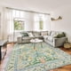 thumbnail image 1 of Alfombra de Área Morebes Bohemia Lavable 240x300cm Antideslizante Suave Floral, 1 of 7