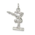 thumbnail image 3 of FB Jewels Sterling Silver Gymnast Charm, 3 of 4