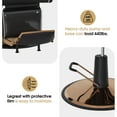 thumbnail image 4 of BarberPub Reclining Barber Chair, Two Sides Levers Salon Chair, Faux Leather, 4 of 11