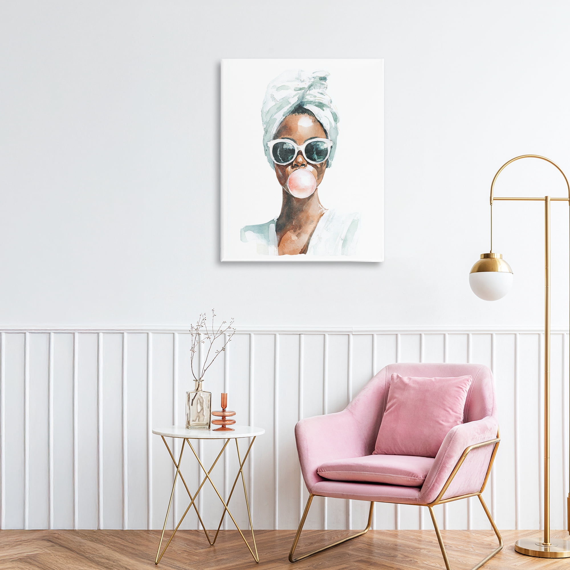 Stupell Industries Bubble Reverie Female Canvas Wall Art, design by Svetlana Aleynikova