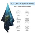 thumbnail image 2 of Butterfly Ultra Fine Fiber Beach Towels for Travel And Quick Drying Absorbent Towels for Swimming, 2 of 7