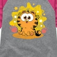thumbnail image 3 of Garfield - Baby Garfield Paws And Stars - Toddler & Youth Girls Raglan Graphic T-Shirt, 3 of 4