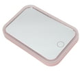 thumbnail image 4 of Miroir de Maquillage Éclairé Rose LED Contrôle Tactile Miroir Carré de Bureau Luminosité Réglable Miroir de Meuble-Lavabo Rotatif, 4 of 15