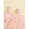 thumbnail image 3 of Bagilaanoe Toddler Baby Girl Party Dress 3D Butterfly Sleeveless A-line Princess Dresses 6M 12M 18M 24M 3T 4T Kids Casual Swing Sundress, 3 of 8