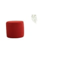 thumbnail image 1 of Elegante Taburete Cilíndrico Otomano Con Hojas Verdes, Calcomanía De Pared Para Dormitorio, Oficina, Guardería, Apartamento, Baño, Sofá, Decoración De Fondo., 1 of 8