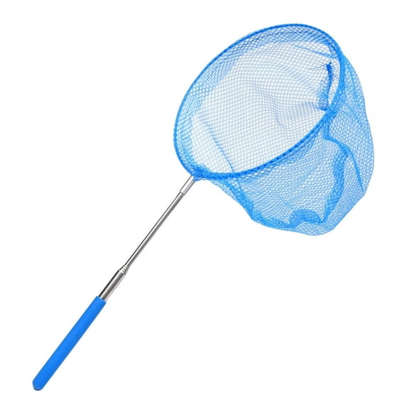 HJQEQVD Retractable Children's Fishing Net and Insect Net Folding Bucket for Outdoor Supplies Blue