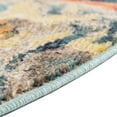 thumbnail image 6 of Unique Loom Haerfest Collection Area Rug - Peru (6' 1" x 9' Oval Multi/Blue), 6 of 7