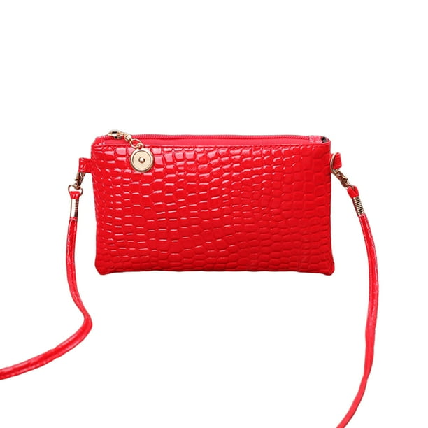 Bolso cruzado de moda para mujer, bolso para teléfono móvil, bolso de hombro , monedero Rojo Zulema Bolsos cruzados pequeños