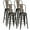 Gun, variant on Costway Collection High Back Metal Bar Stool Footrest Industrial Style, Gray (Set of 4)
