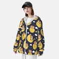thumbnail image 5 of Kdxio Moon Bear Print Women Men Sun Protection UPF 50+ Jackets Zip Up Long Sleeve Hoodie Hiking Lightweight with Pockets, 5 of 8