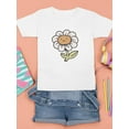thumbnail image 3 of Cute Daisy Buddy T-Shirt Juniors -Smartprints Designs,  x-Small, 3 of 4