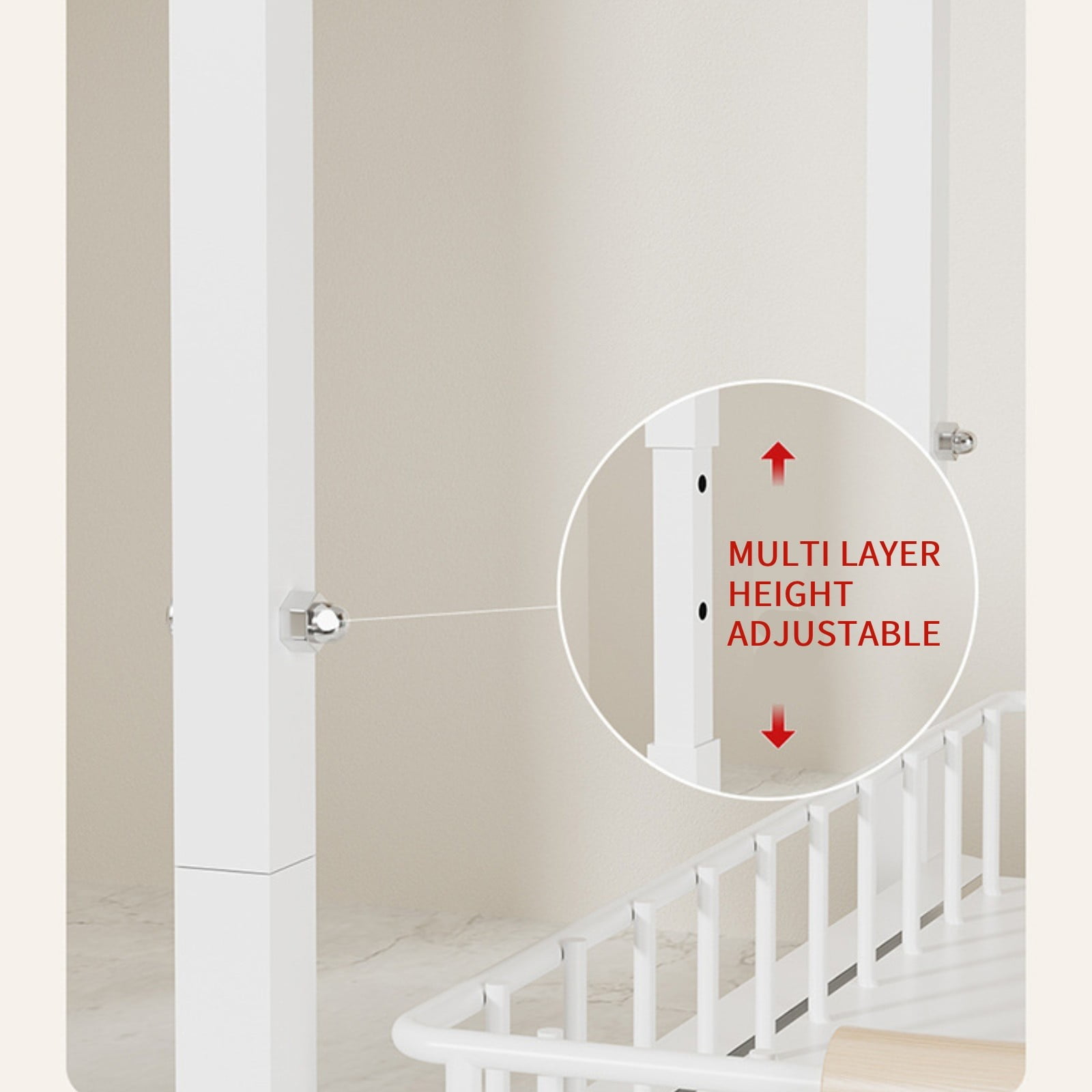 Hxlamzoo Adjustable Under Sink Organizer, Pull-out Kitchen Cabinet Storage Shelf with Durable Alloy, Ventilated Design for Spices, Cleaning Supplies - Easy Access & Space Saving