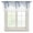 Blue, variant on Blue Teal Eucalyptus Sheer Curtains Valances for Windows Weeping Botanical Leaf Watercolor Chiffon Kitchen Valances for Cafe, Voile Window Treatments Curtains for Living Room Bedroom, 42"x12"