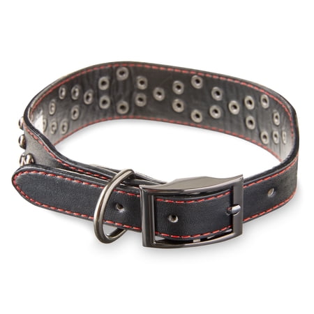 Vibrant Life Studded Fashion Dog Collar  Black  Medium