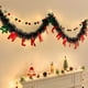 thumbnail image 4 of Cinta Decorativa Navideña | Guirnalda Navideña de Plástico Multicolor de 78,7 Pulgadas de Largo | Decoración Navideña con Temática de Papá Noel | Fondo para Mesa de Postres | Alegra El Ambiente Festi, 4 of 6