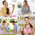 thumbnail image 3 of high qualityMason Jars for Overnight Oats, 4Pcs Overnight Oats Containers with Lids and Spoons, Food Storage Containers, 3 of 5