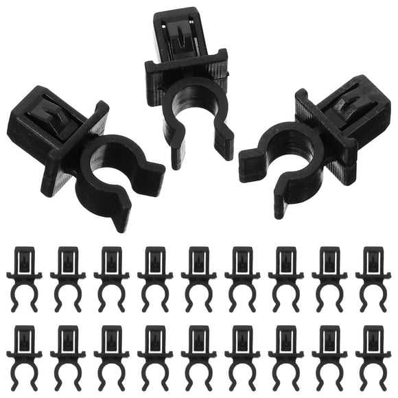 ETHZZLE 50Pcs Wheel Lock Clips for Spare Tire Carrier Easy Install Strong Black Clips