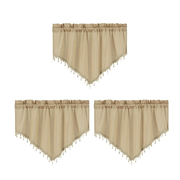 TACILIP Shower Curtain, Short Curtains Household Curtains Small Curtains Through Rod Curtains Home Decoration Bedroom Curtains Window Curtains for Bathroom Kitchen School Room Decor Gift