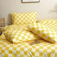 thumbnail image 4 of Plaid Duvet Cover Set Twin Checkerboard Grid Bedding Sets Kids Grils Comforter, 4 of 7