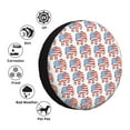 thumbnail image 3 of Bingfone Elephant Spare Tire Cover Weatherproof Universal Wheel Protectors for RV Camper Travel Trailer SUV Truck-17 inch, 3 of 8