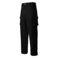 thumbnail image 5 of CONZONE Kids Boys Cargo Pants Outdoor Hiking Pants For Child Buttons Solid Color Wide Leg Jogger Trousers With Pockets, 5 of 7